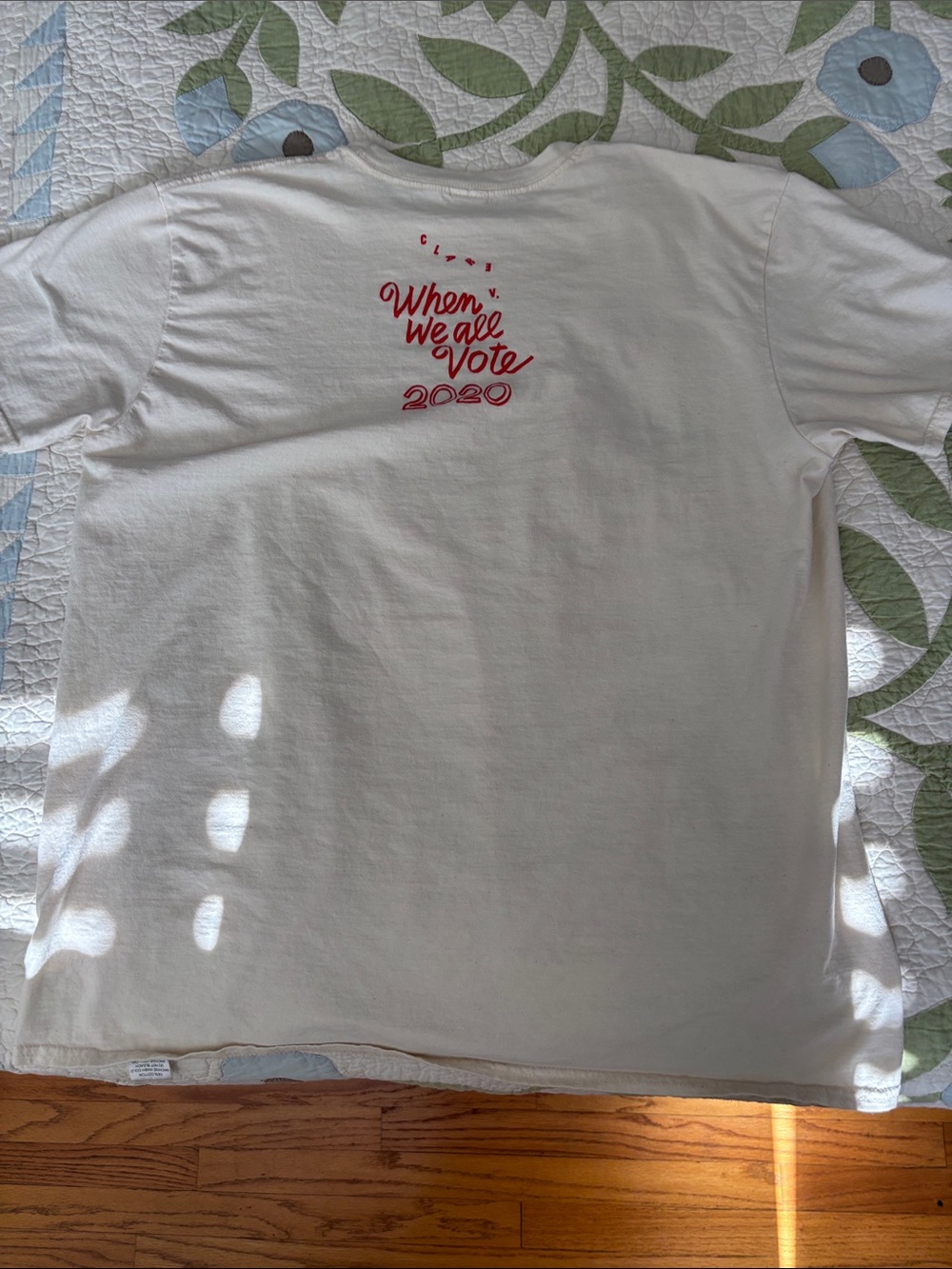 Clare V. When We All Vote Shirt Size Large - Picture 3 of 4